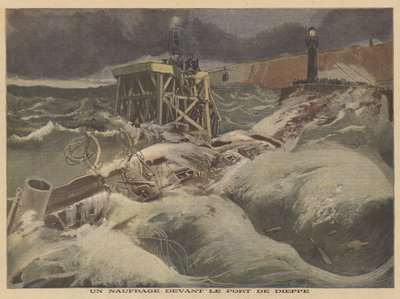 A Shipwreck off Dieppe by French School